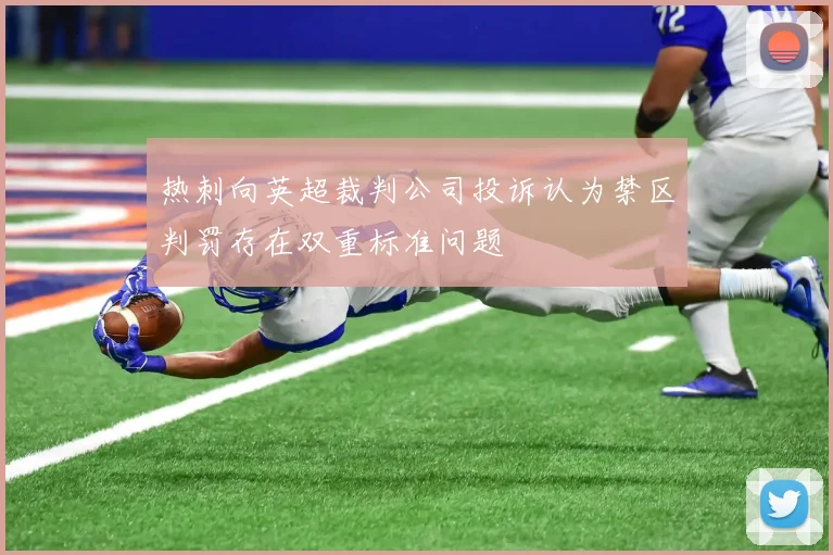 热刺向英超裁判公司投诉认为禁区判罚存在双重标准问题